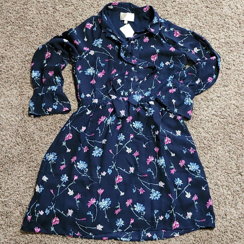 NWT Anthropologie Floral Button Up Dress